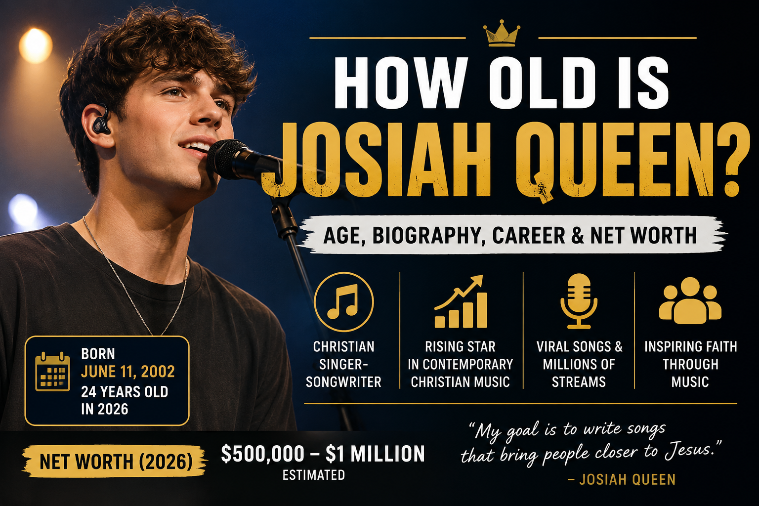 How Old Is Josiah Queen