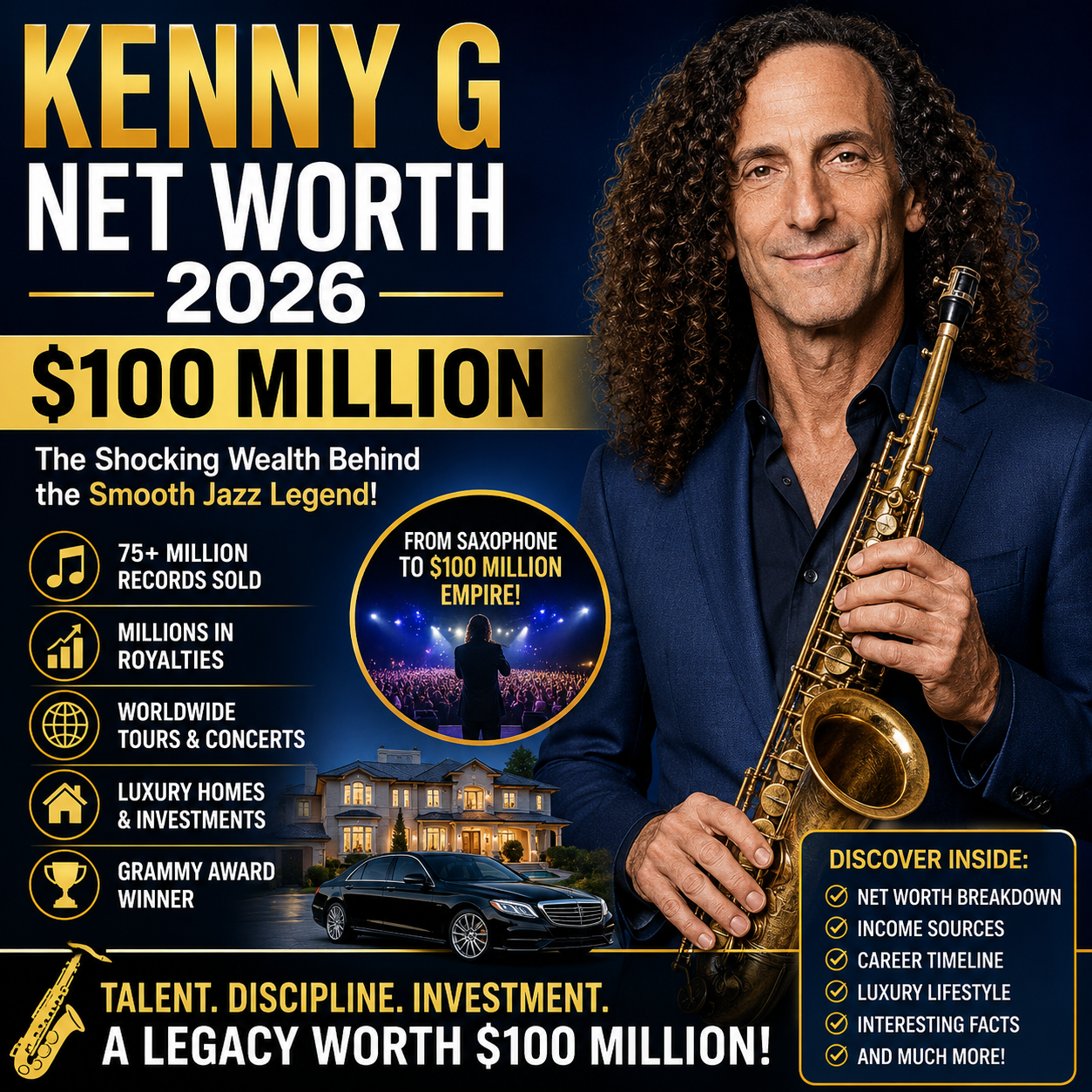 Kenny G Net Worth 2026